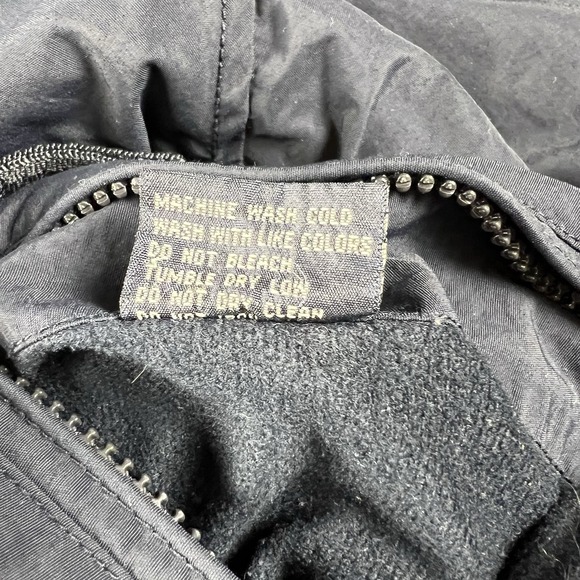 ABERCROMBIE & FITCH Reversible Ski Jacket Mens Size Large Navy Blue Gray  A&F - Picture 10 of 16